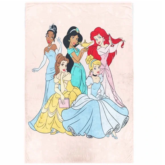 Jay Franco Character Pillow & Throw Set, Princess - Picture 3 of 8